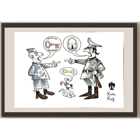 Ivan Karakosevic 35x25cm Orijinal Karikatür BOD04636