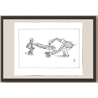 Milan Alasevic 39x33cm Orijinal Karikatür BOD04639