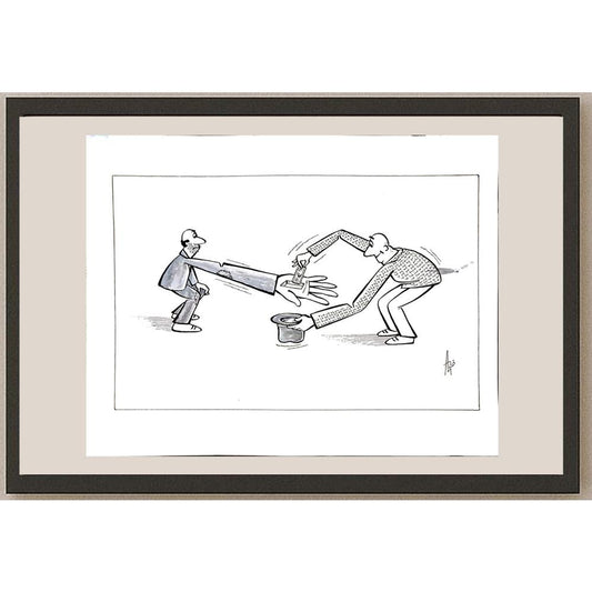 Milan Alasevic 39x33cm Orijinal Karikatür BOD04639