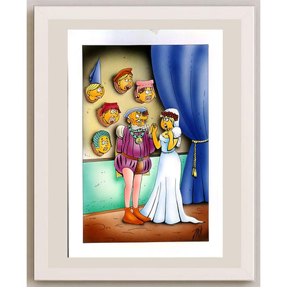 Patrick Heymans 29x21cm Orijinal Karikatür BOD04640
