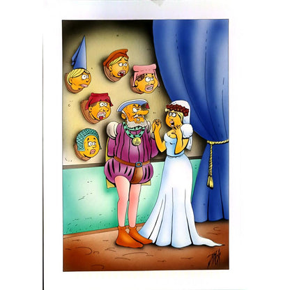 Patrick Heymans 29x21cm Orijinal Karikatür BOD04640
