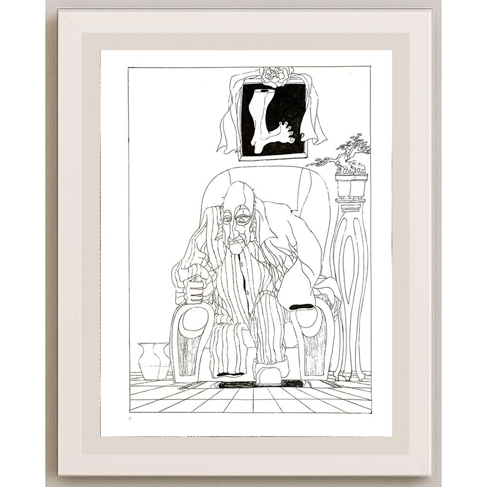 Cheng Zhen Lin 35x28cm Orijinal Karikatür BOD04642