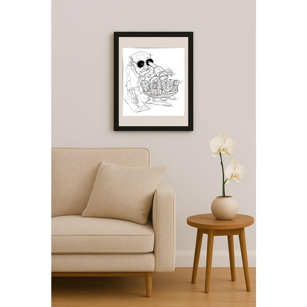 Tsvetomir Veleshky 31x29cm Orijinal Karikatür BOD04643