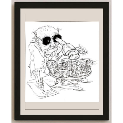 Tsvetomir Veleshky 31x29cm Orijinal Karikatür BOD04643