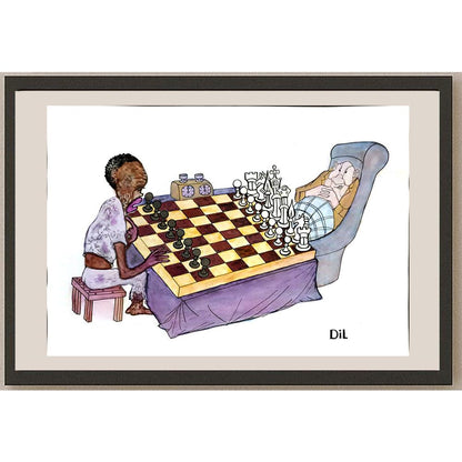 Dilyan Dochev 43x30cm Orijinal Karikatür BOD04651