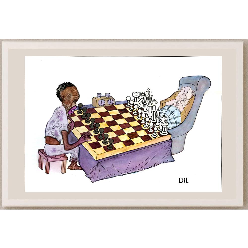 Dilyan Dochev 43x30cm Orijinal Karikatür BOD04651