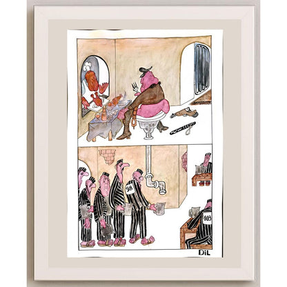 Dilyan Dochev 43x30cm Orijinal Karikatür BOD04652