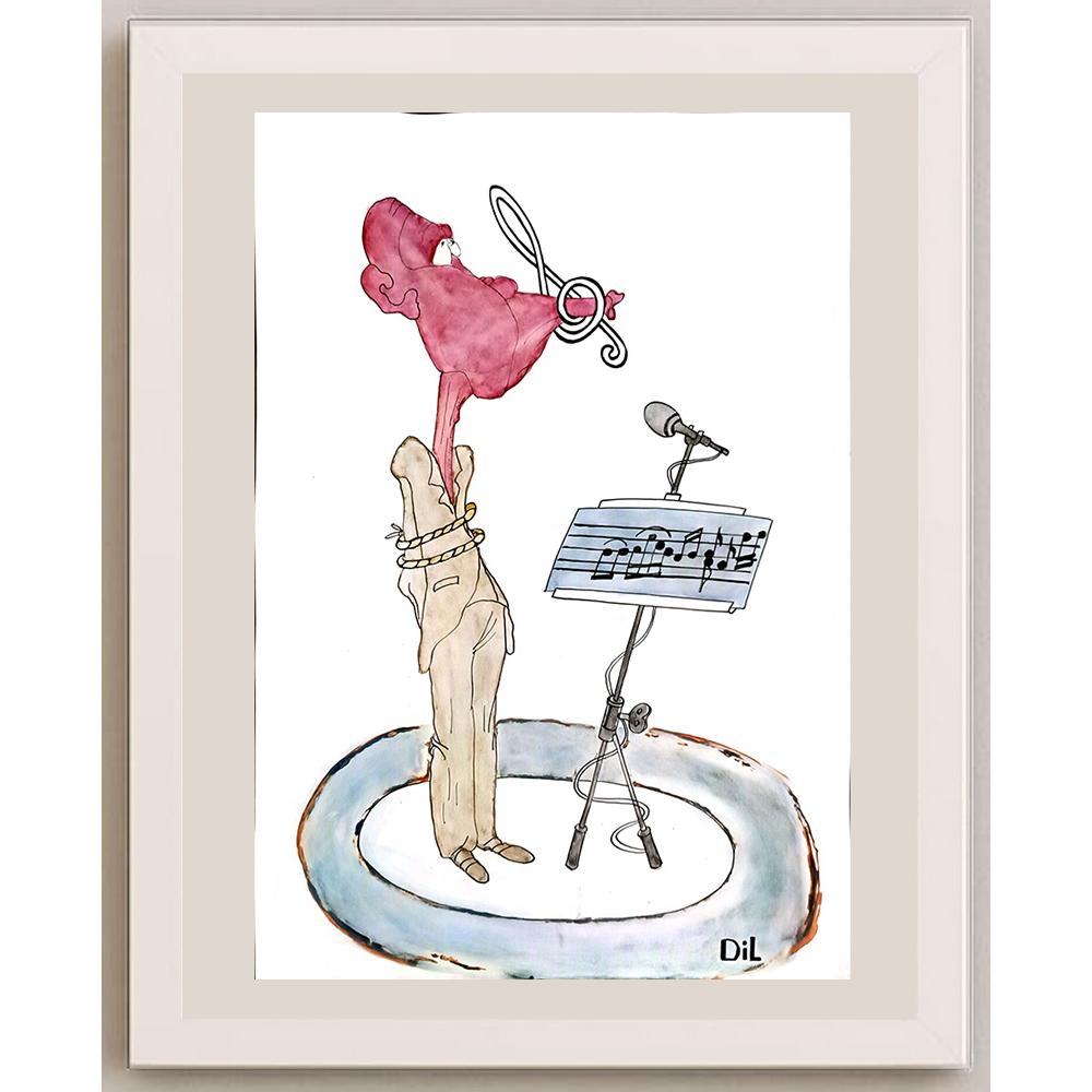 Dilyan Dochev 43x30cm Orijinal Karikatür BOD04653
