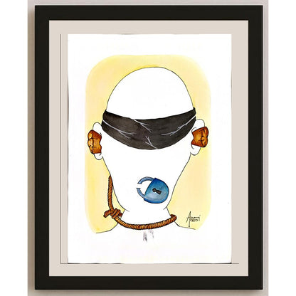Anang Hadl Handoko 43x30cm Orijinal Karikatür BOD04656