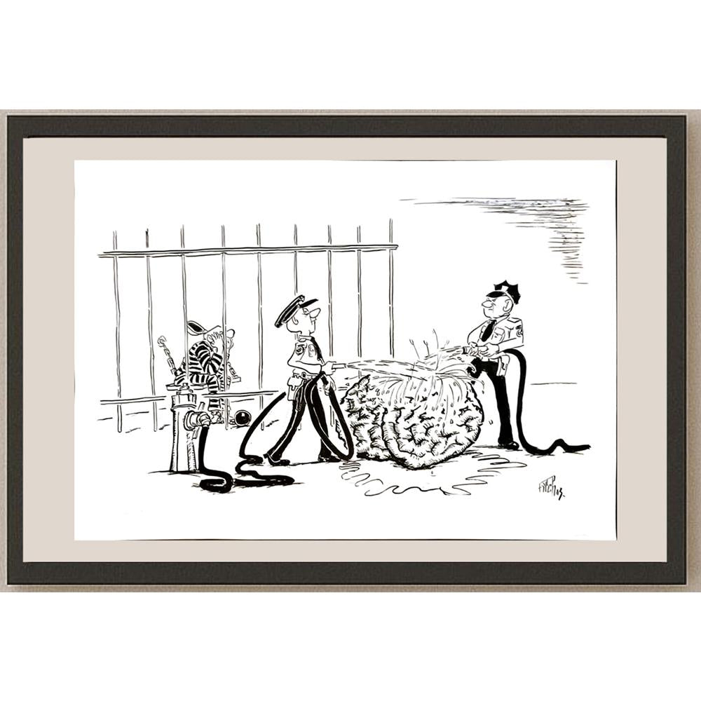 Kresimir Filipan 39x33cm Orijinal Karikatür BOD04664