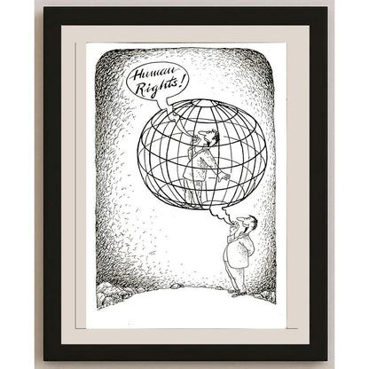 Aurel Stefan Alexandrescu 29x21cm Orijinal Karikatür BOD04686