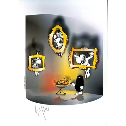 Sajini Ugo Alesssandro 29x21cm Orijinal Karikatür BOD04688
