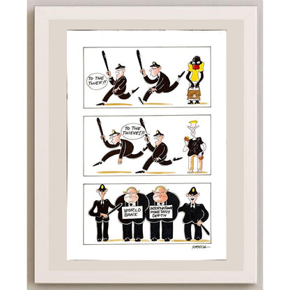 Harca 43x30cm Orijinal Karikatür BOD04693