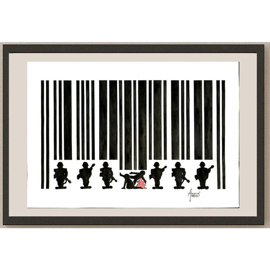 Anang Hadl Handoko 43x30cm Orijinal Karikatür BOD04694