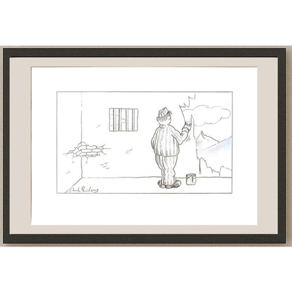 Moritz Emil 29x21cm Orijinal Karikatür BOD04695