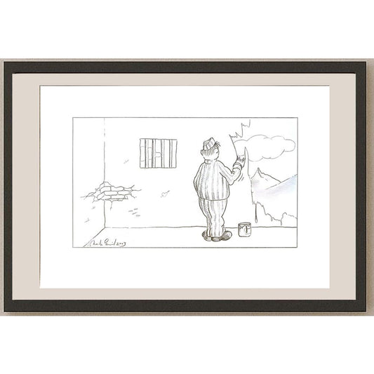 Moritz Emil 29x21cm Orijinal Karikatür BOD04695