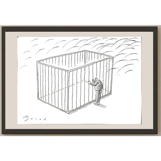 Javad Alizadeh 29x21cm Orijinal Karikatür BOD04698