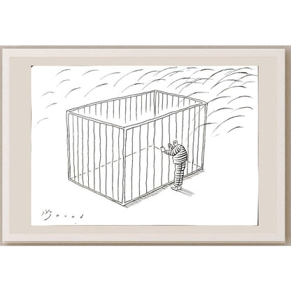 Javad Alizadeh 29x21cm Orijinal Karikatür BOD04698