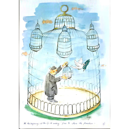 Irina Iosip 29x21cm Orijinal Karikatür BOD04702