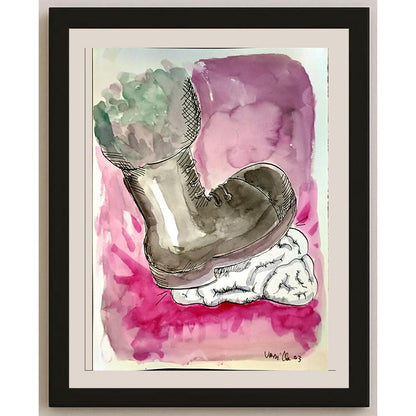 Jorge Varas Varilla 29x21cm Orijinal Karikatür BOD04704
