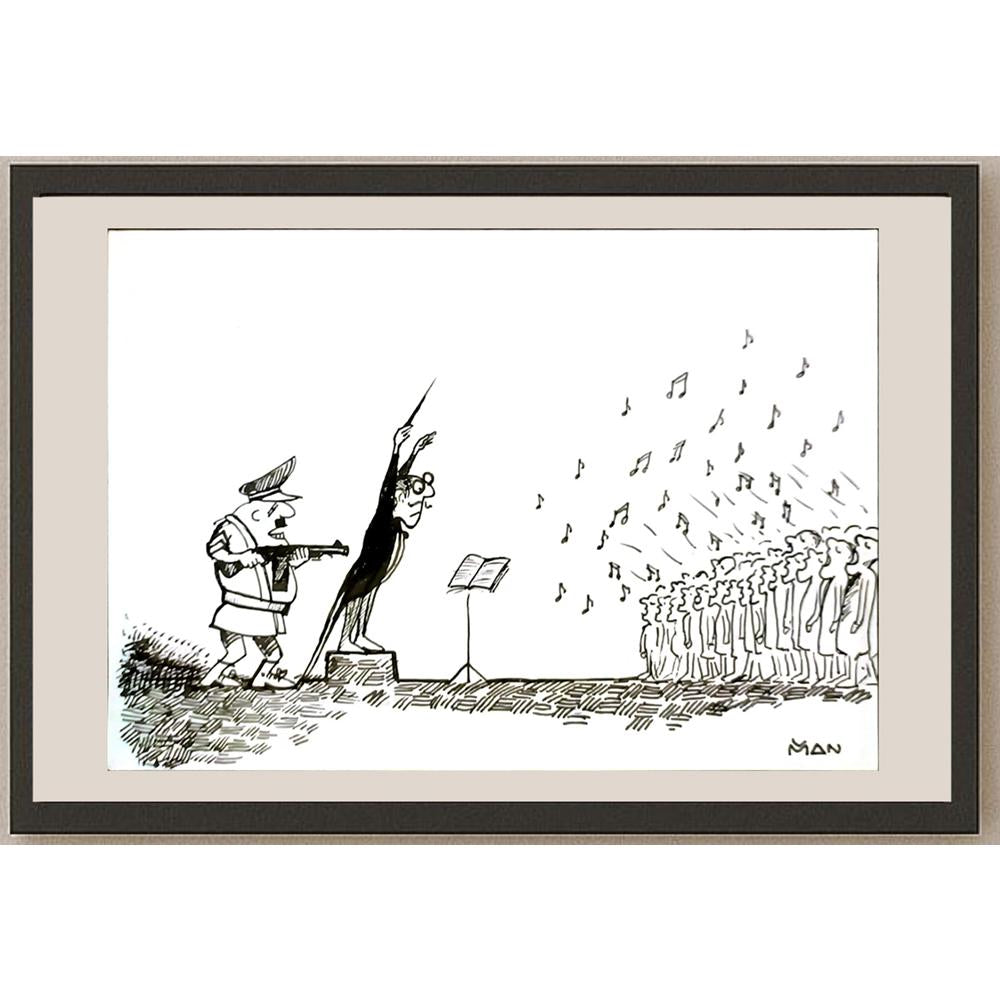 Delbar Man 21x15cm Orijinal Karikatür BOD04707