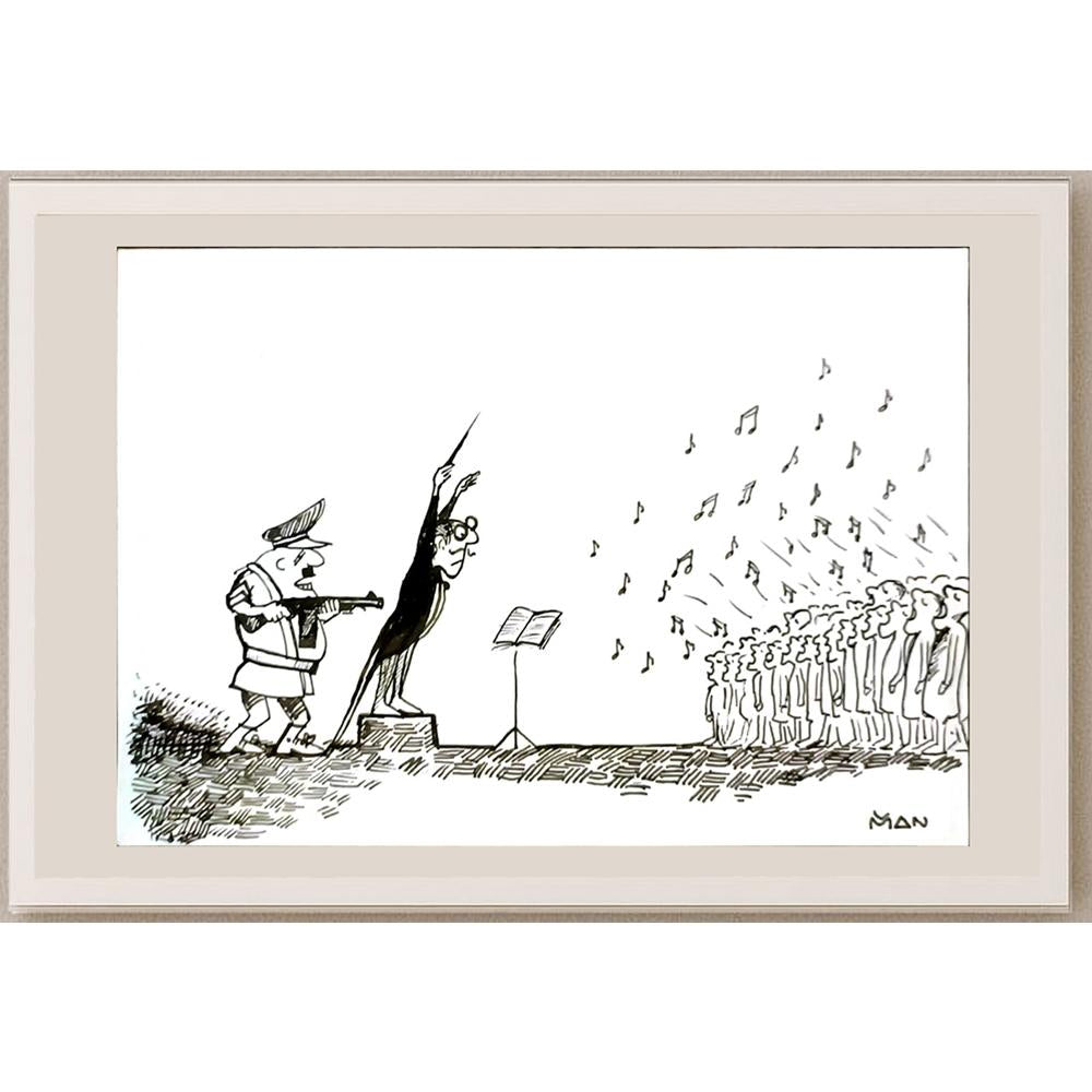 Delbar Man 21x15cm Orijinal Karikatür BOD04707