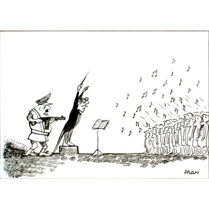 Delbar Man 21x15cm Orijinal Karikatür BOD04707