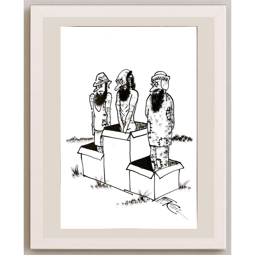 Frantisek Kratochvil 29x21cm Orijinal Karikatür BOD04716