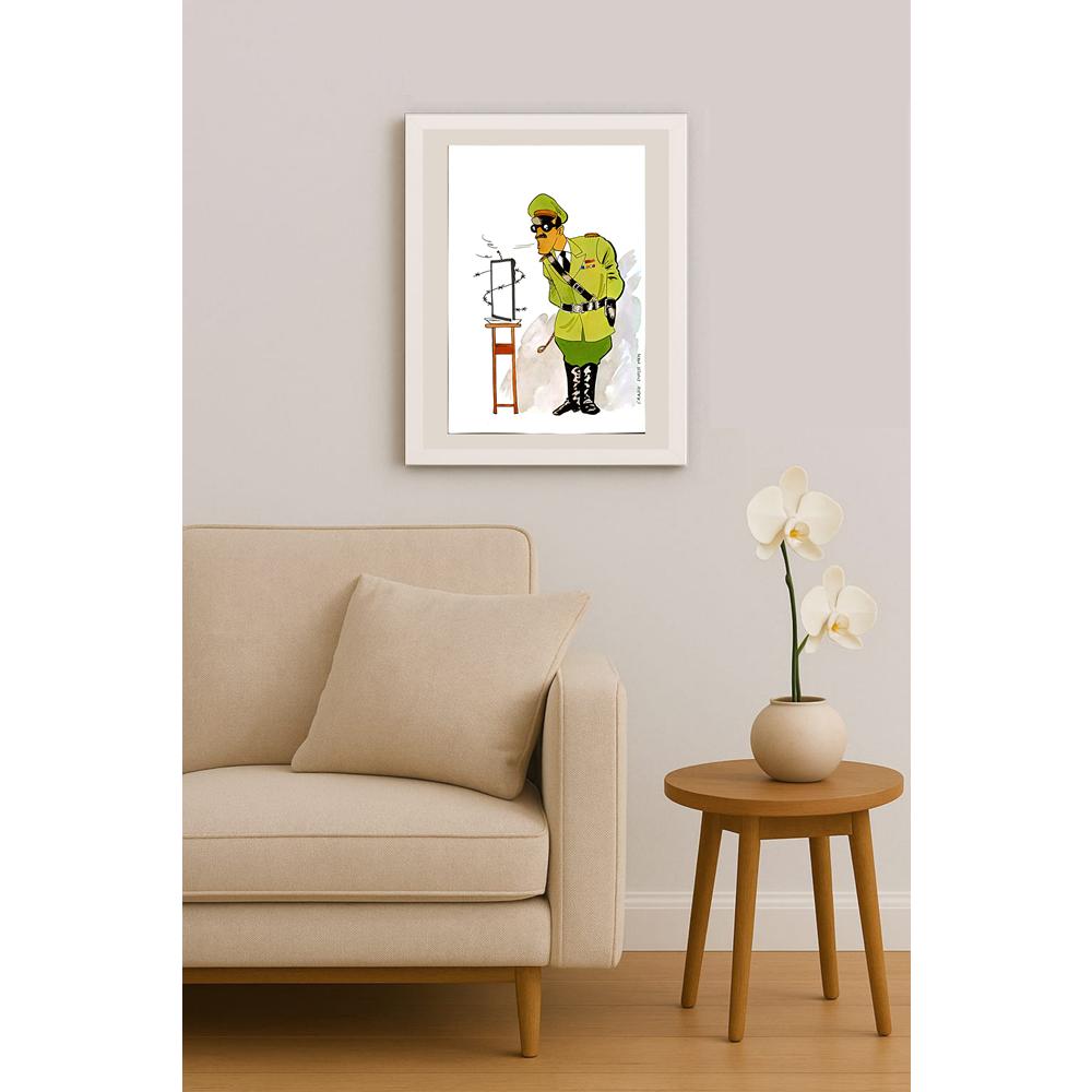 Dieperink 29x21cm Orijinal Karikatür BOD04720