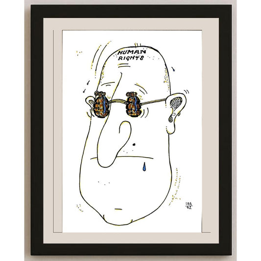 Vladimir Kuba 21x15cm Orijinal Karikatür BOD04732