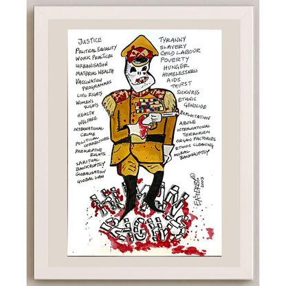 Derek Easterby 21x15cm Orijinal Karikatür BOD04735