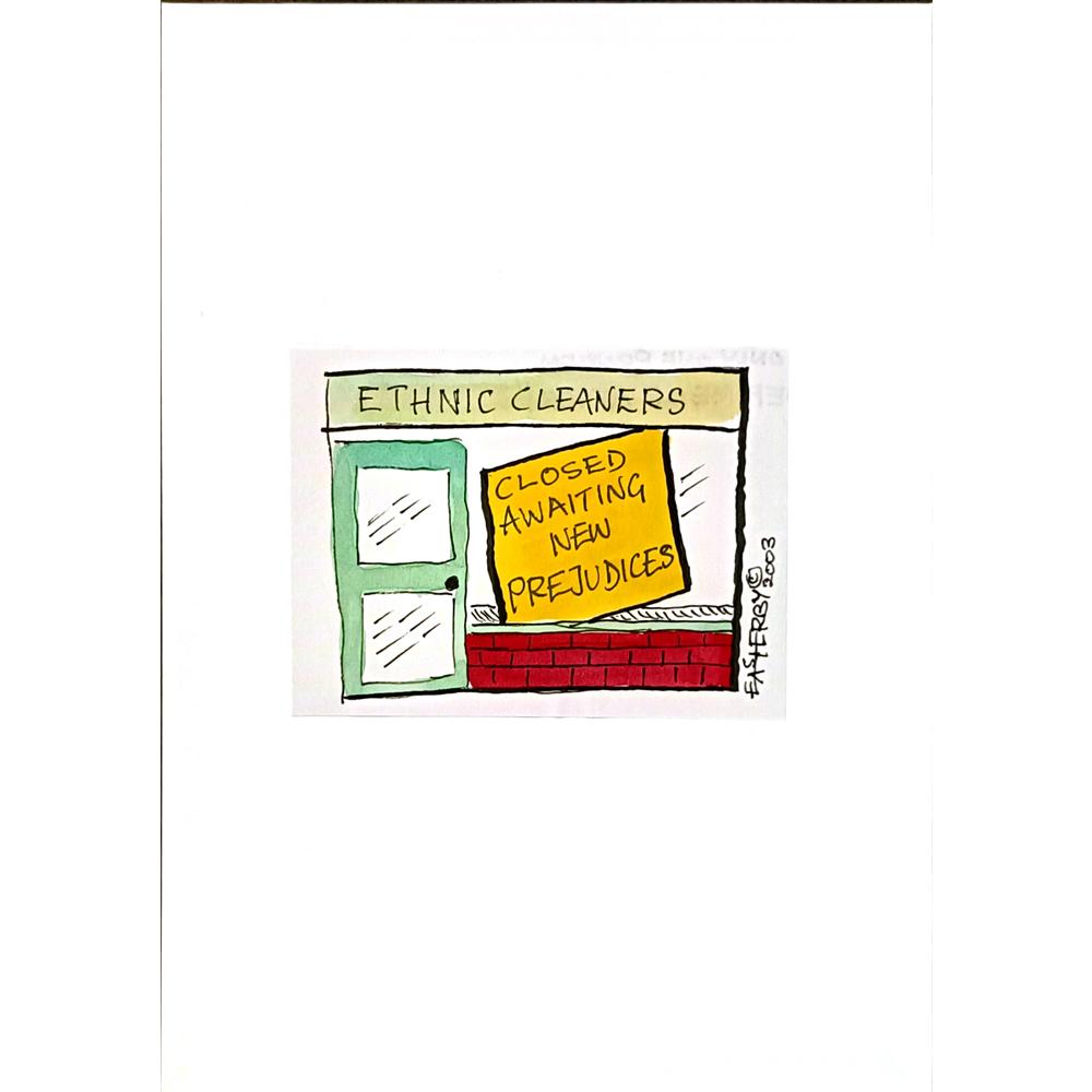 Derek Easterby 21x15cm Orijinal Karikatür BOD04736