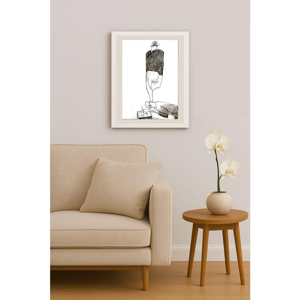 Baniasadi Mohammad Ali 29x21cm Orijinal Karikatür BOD04737