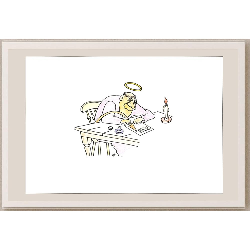 Alexei Talimonov 29x21cm Orijinal Karikatür BOD04741