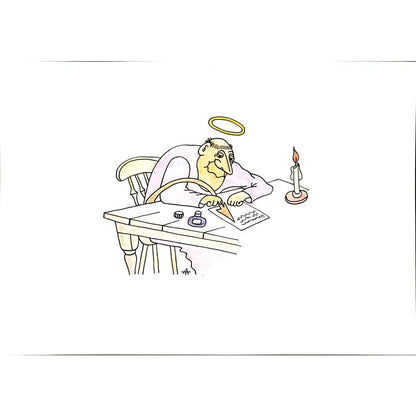 Alexei Talimonov 29x21cm Orijinal Karikatür BOD04741