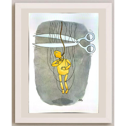 Yury Tylindus 29x21cm Orijinal Karikatür BOD04744