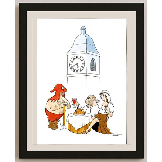 Roman Kubee 21x15cm Orijinal Karikatür BOD04750