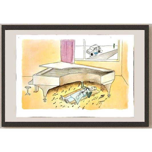 Sergey Lenshin 29x21cm Orijinal Karikatür BOD04760