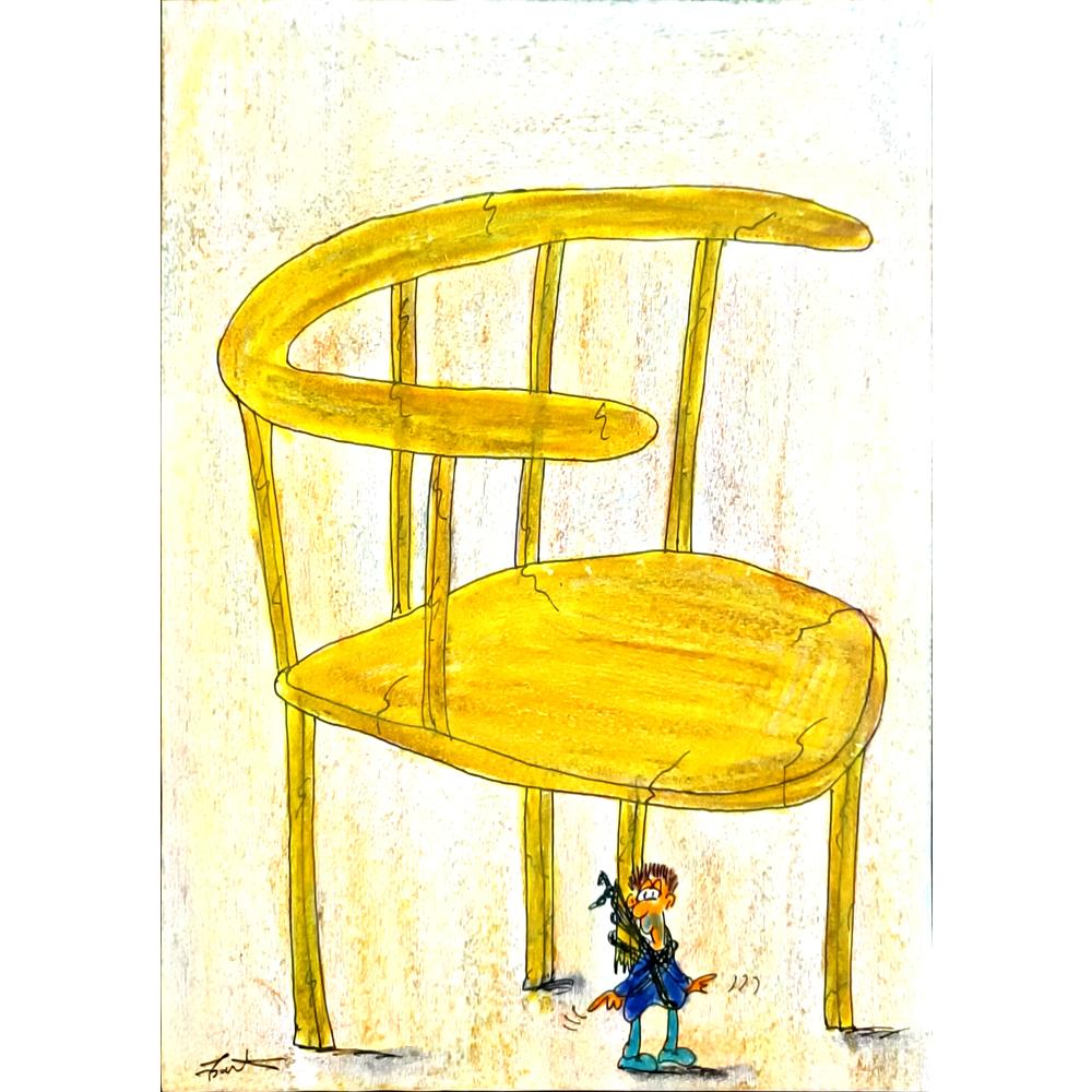 Bartis Silviu 29x21cm Orijinal Karikatür BOD04761