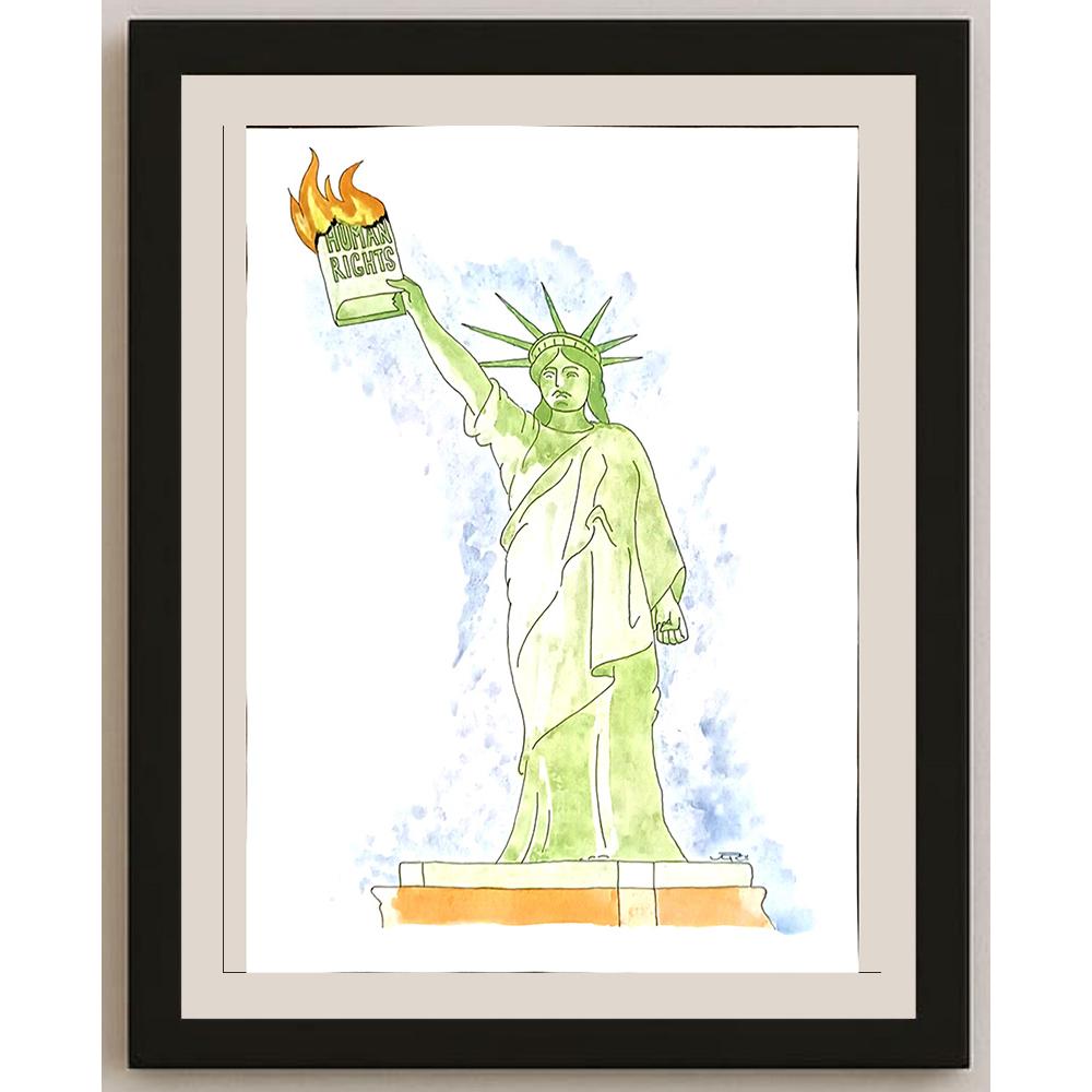Marcel Kristofovic 29x21cm Orijinal Karikatür BOD04768