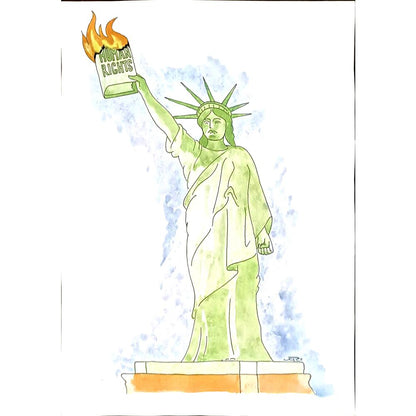 Marcel Kristofovic 29x21cm Orijinal Karikatür BOD04768