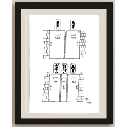 Phung Hai Le 29x21cm Orijinal Karikatür BOD04774