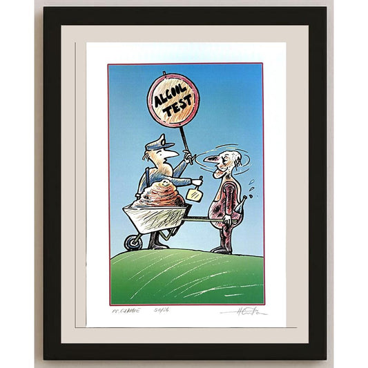Horia Crisan 29x21cm Orijinal Karikatür BOD04777