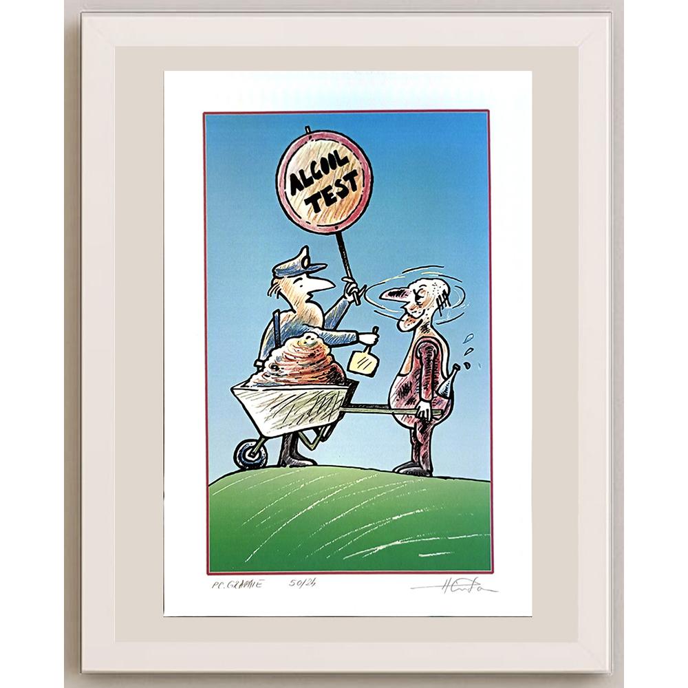 Horia Crisan 29x21cm Orijinal Karikatür BOD04777