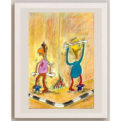 Bartis Silviu 29x21cm Orijinal Karikatür BOD04779