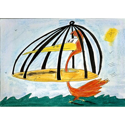 Bartis Silviu 29x21cm Orijinal Karikatür BOD04780