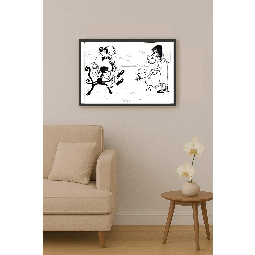 Miroslav Jakovljev 29x21cm Orijinal Karikatür BOD04783