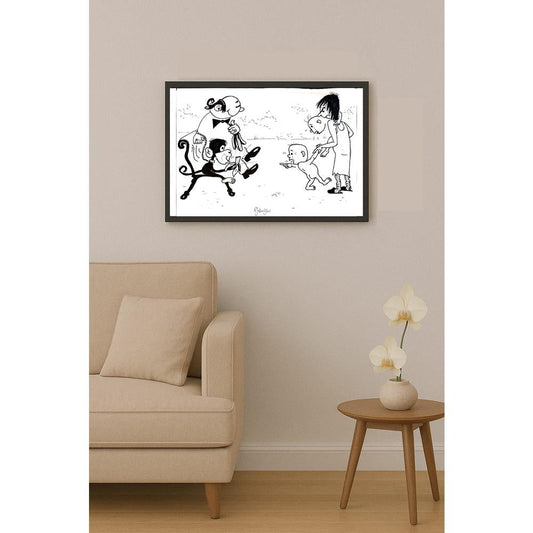 Miroslav Jakovljev 29x21cm Orijinal Karikatür BOD04783