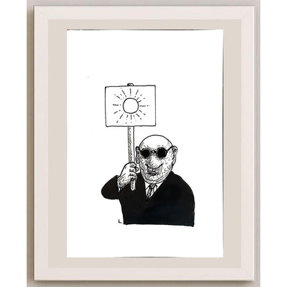 Dusan Ludwig 29x21cm Orijinal Karikatür BOD04784