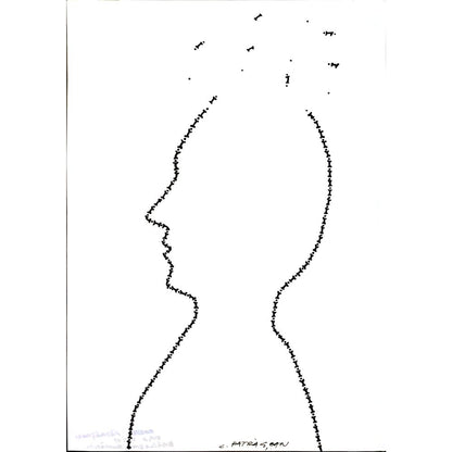 Costel Patrascan 29x21cm Orijinal Karikatür BOD04787